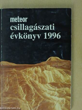 Meteor csillagászati évkönyv 1996