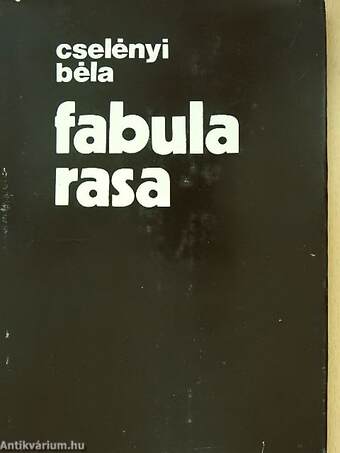 Fabula rasa (dedikált példány)
