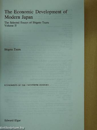 The Economic Development of Modern Japan (dedikált példány)