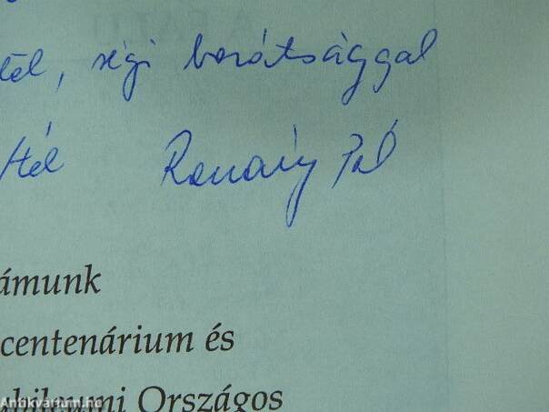 A Falu 1996. ősz (dedikált példány)