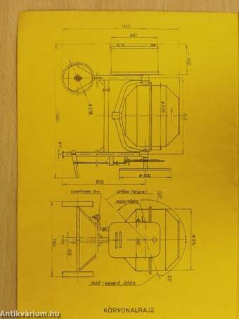 Betonkeverőgép AB 0071, AB 002