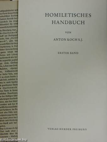 Homiletisches Handbuch I-IV., VI-VIII., XI-XIV.