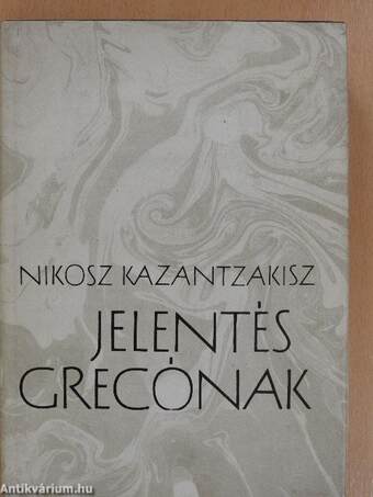 Jelentés Grecónak