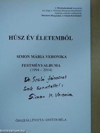 Húsz év életemből (dedikált példány)