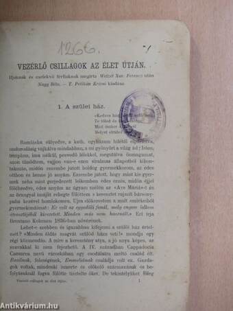 Vezérlő csillagok az élet útján 1904/2-3.