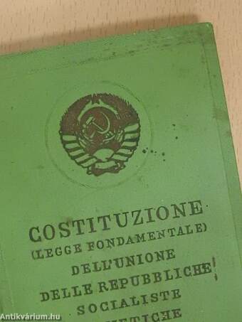 Constituzione (Legge fondamentale) Dell'unione delle Repubbliche Socialiste Sovietiche