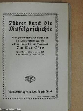 Führer durch die Musikgeschichte (gótbetűs)