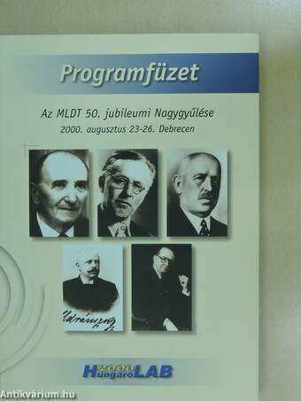 Programfüzet - Az MLDT 50. jubileumi Nagygyűlése