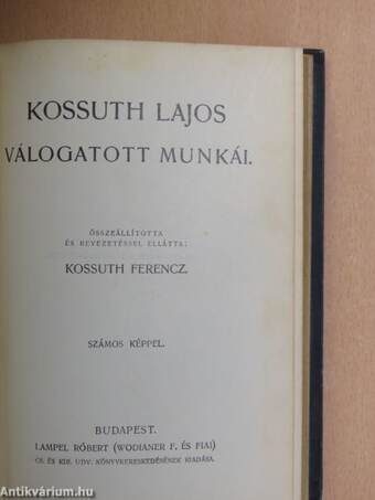 Kossuth Lajos válogatott munkái