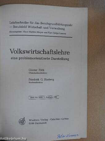 Volkswirtschaftslehre 