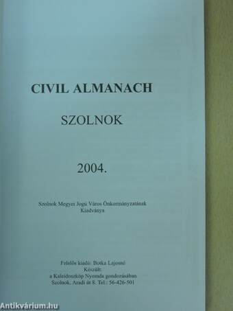 Civil Almanach - Szolnok 2004