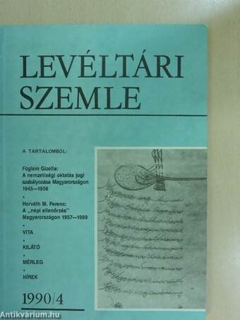 Levéltári Szemle 1990/4.