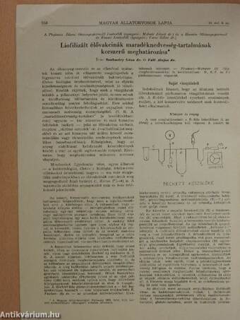 Magyar Állatorvosok Lapja 1963. szeptember