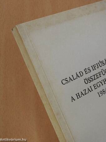 Család és ifjúságvédelem összefüggései a hazai egyházi sajtóban 1984-1986