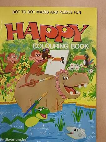 Happy - Colouring Book 