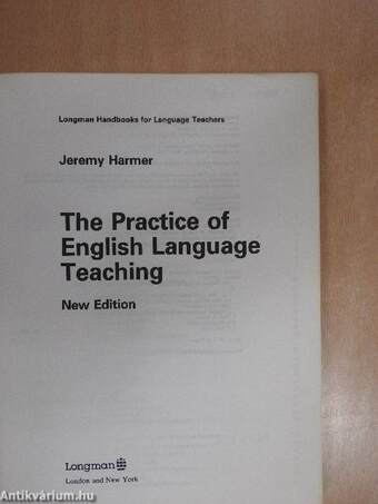 The Practice of English Language Teaching