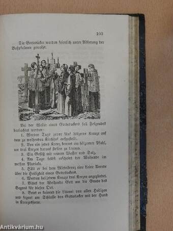 Kleines christkatholisches kirchenbuch/Die Zeremonien der katholischen Kirche (gótbetűs)