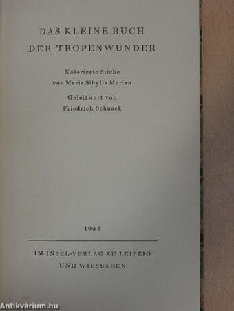 Das kleine Buch der Tropenwunder