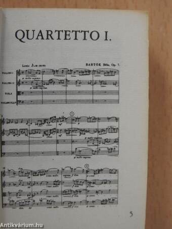 Quartetto I. (minikönyv)