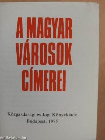 A magyar városok címerei (minikönyv) (számozott)