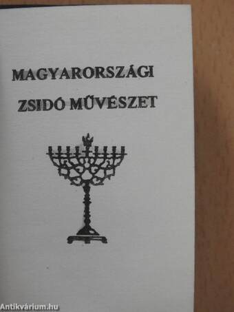 Magyarországi zsidó művészet (minikönyv) (számozott) - Plakettel
