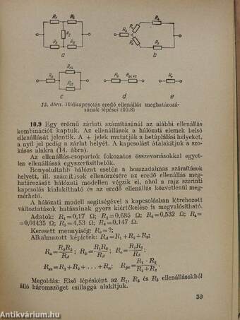 Elektrotechnika III. Példatár