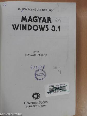 Magyar Windows 3.1