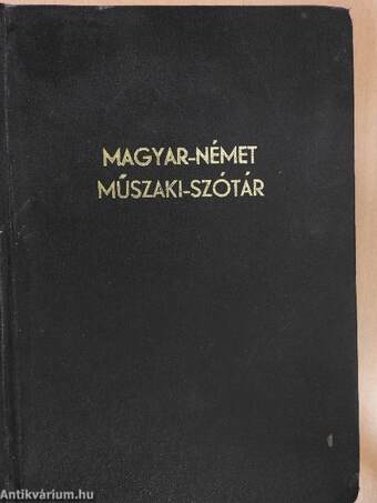 Magyar-német műszaki szótár