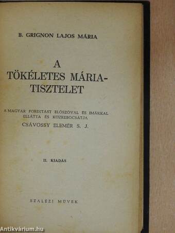 A tökéletes Mária-tisztelet