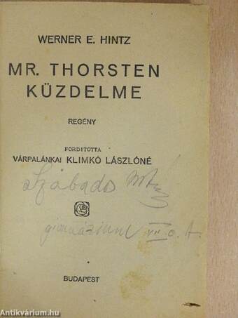 Mr. Thorsten küzdelme