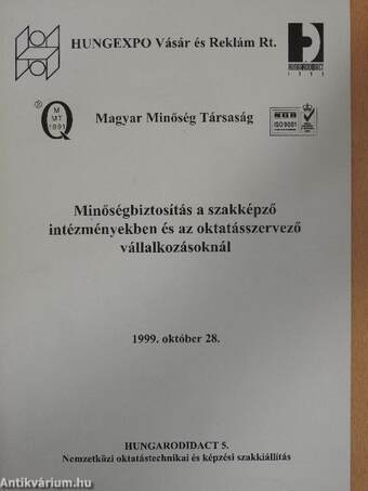 Minőségbiztosítás a szakképző intézményekben és az oktatásszervező vállalkozásoknál