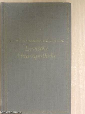 Doktor Erich Kästners Lyrische Hausapotheke