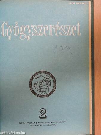 Orvosi Hetilap 1979./Gyógyszerészet 1979./Medicus Universalis 1979. (vegyes számok) (6 db)