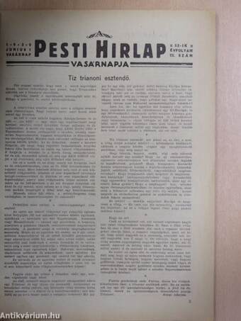 A Pesti Hirlap Vasárnapja 1930. junius 1.