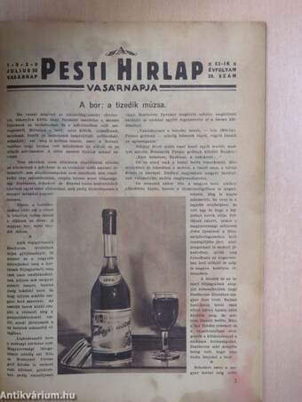 A Pesti Hirlap Vasárnapja 1930. julius 20.