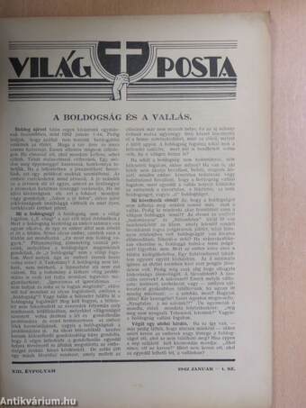 Világposta 1942. január