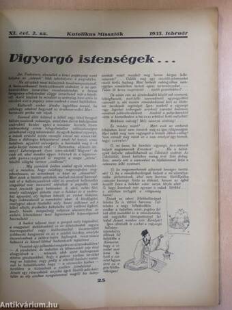 Katolikus Missziók 1935. február