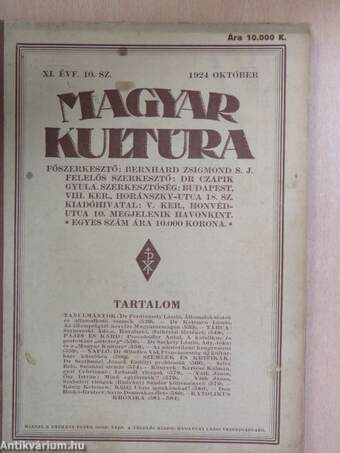 Magyar Kultúra 1924. október