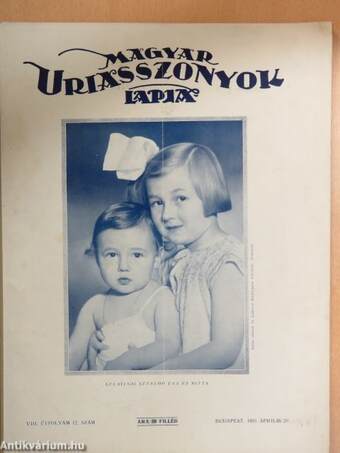 Magyar Uriasszonyok Lapja 1931. április 20.