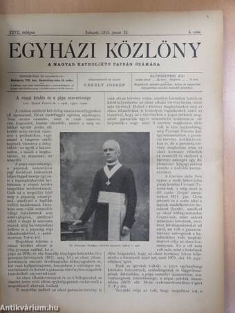 Egyházi közlöny 1915. január 22.