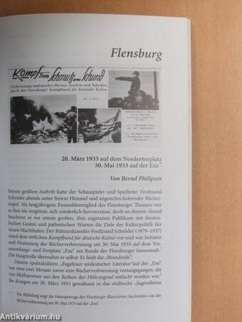 Orte der Bücherverbrennungen in Schleswig-Holstein 1933