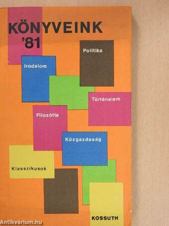 Könyveink 1981