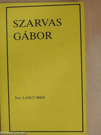 Szarvas Gábor