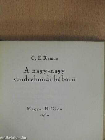 A nagy-nagy sondrebondi háború