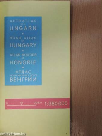 Autoatlas von Ungarn/Road of Hungary/Atlas Routier de Hongrie