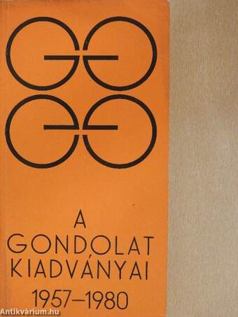 A Gondolat kiadványai 1957-1980