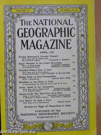 The National Geographic Magazine April 1954