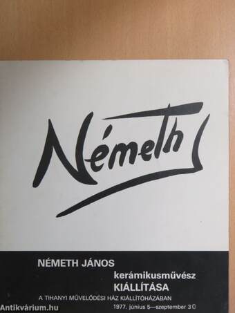 Németh János kerámikusművész kiállítása