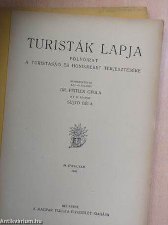 Turisták Lapja 1942. december