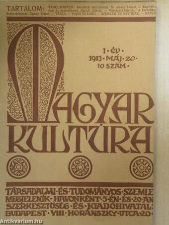 Magyar Kultúra 1913. május 20.